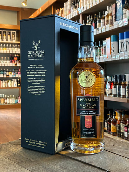 ※注釈付き  マッカラン2003 ゴードンアンドマクファイル  スペイモルト MACALLAN 2003 GORDON & MACPHAIL SPEYMALT 60.1