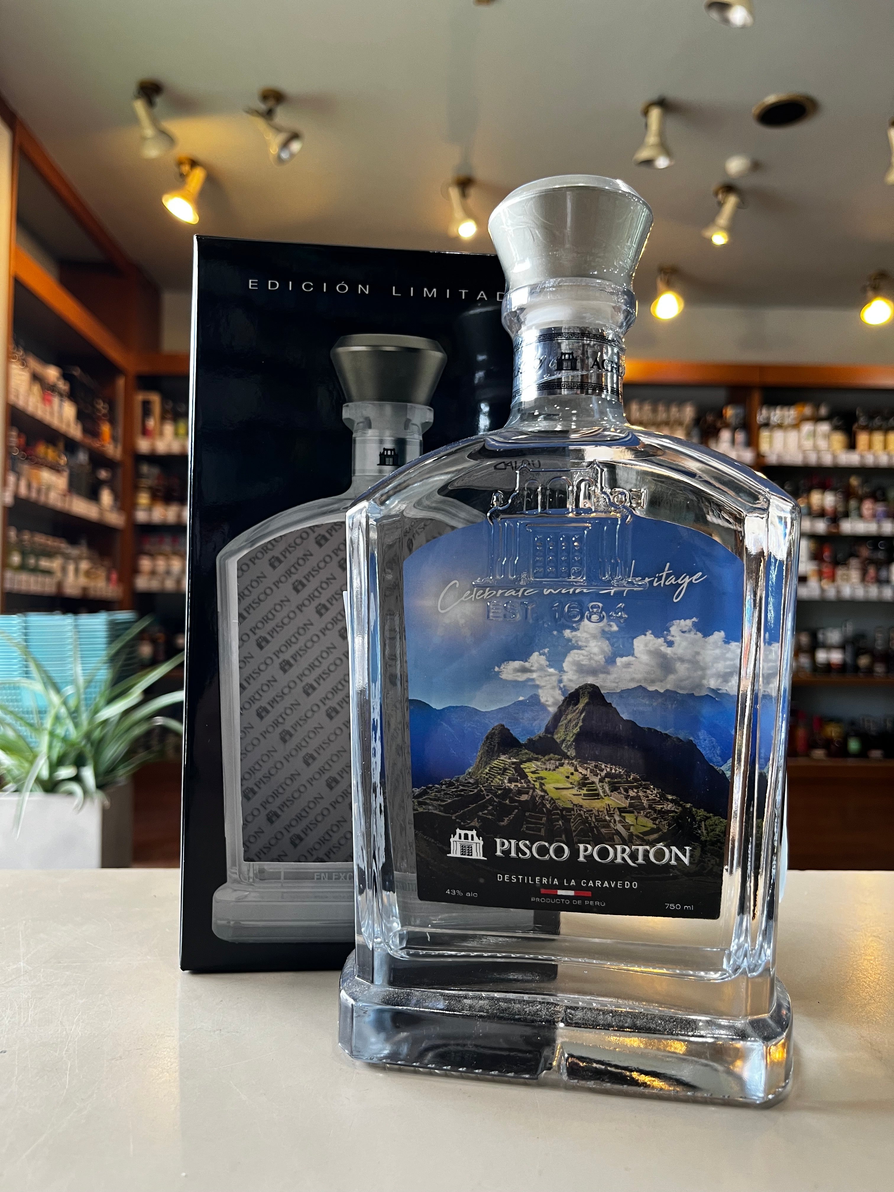 ピスコ ポルトン モストベルデ マチュピチュボトル アチョラード PISCO PORTON MOST-VERDE machupicchu b –  北海道根本商店