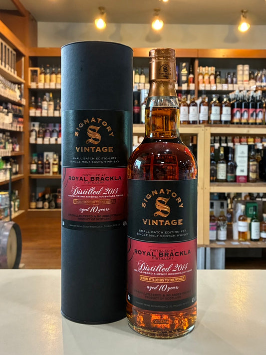 シグナトリー・ヴィンテージ スモールバッチエディション#17 ロイヤルブラックラ 2014 10年 48.2% 　SIGNATORY VINTAGE SMALL BATCH EDITION ROYAL BRACKLA 2014 AGED 10 YEARS