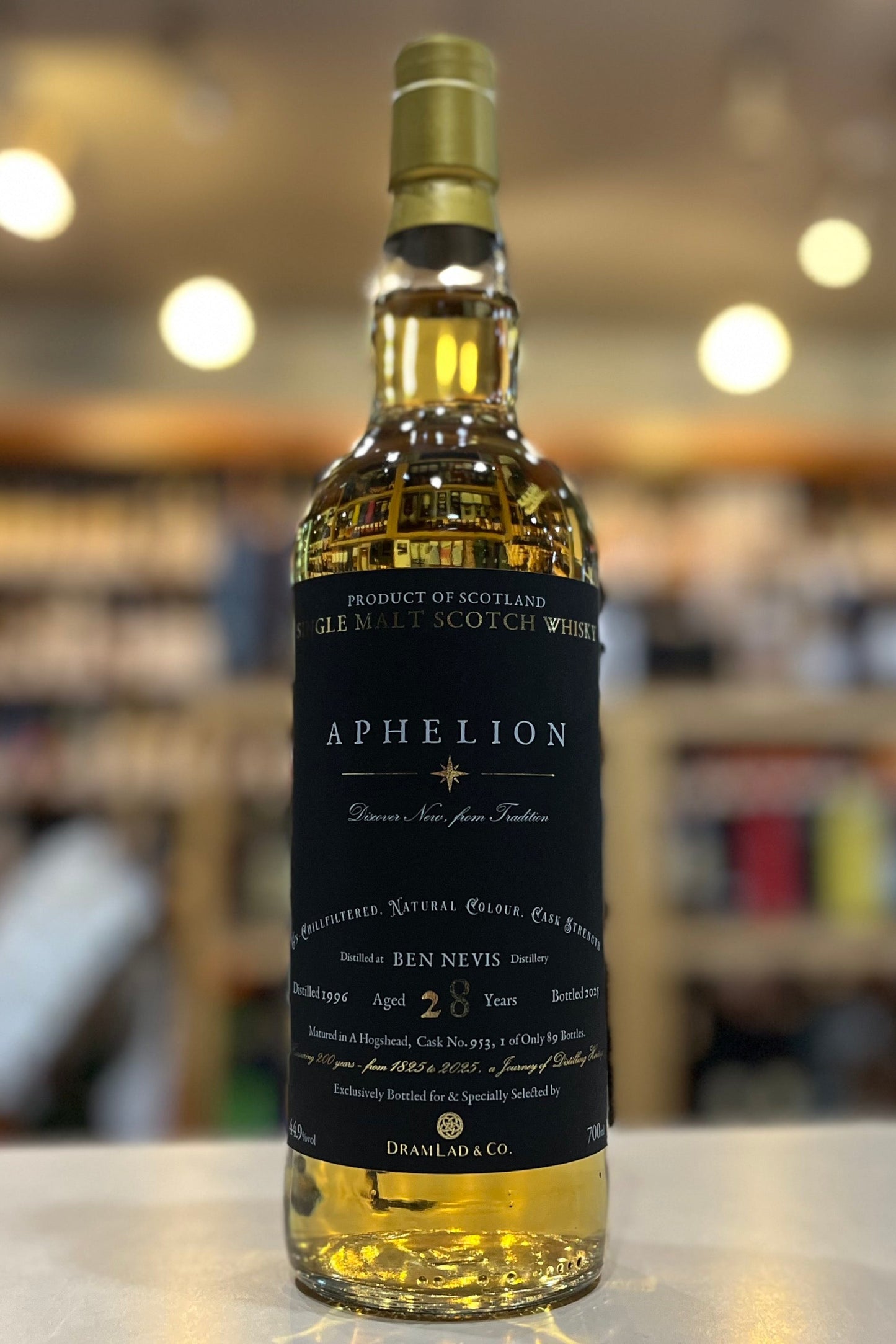 ドラムラッド ベンネヴィス 28年 1996 ホグスヘッド アフェリオン　BEN NEVIS Aged 28 Years 1996 APHELION DRAM LAD