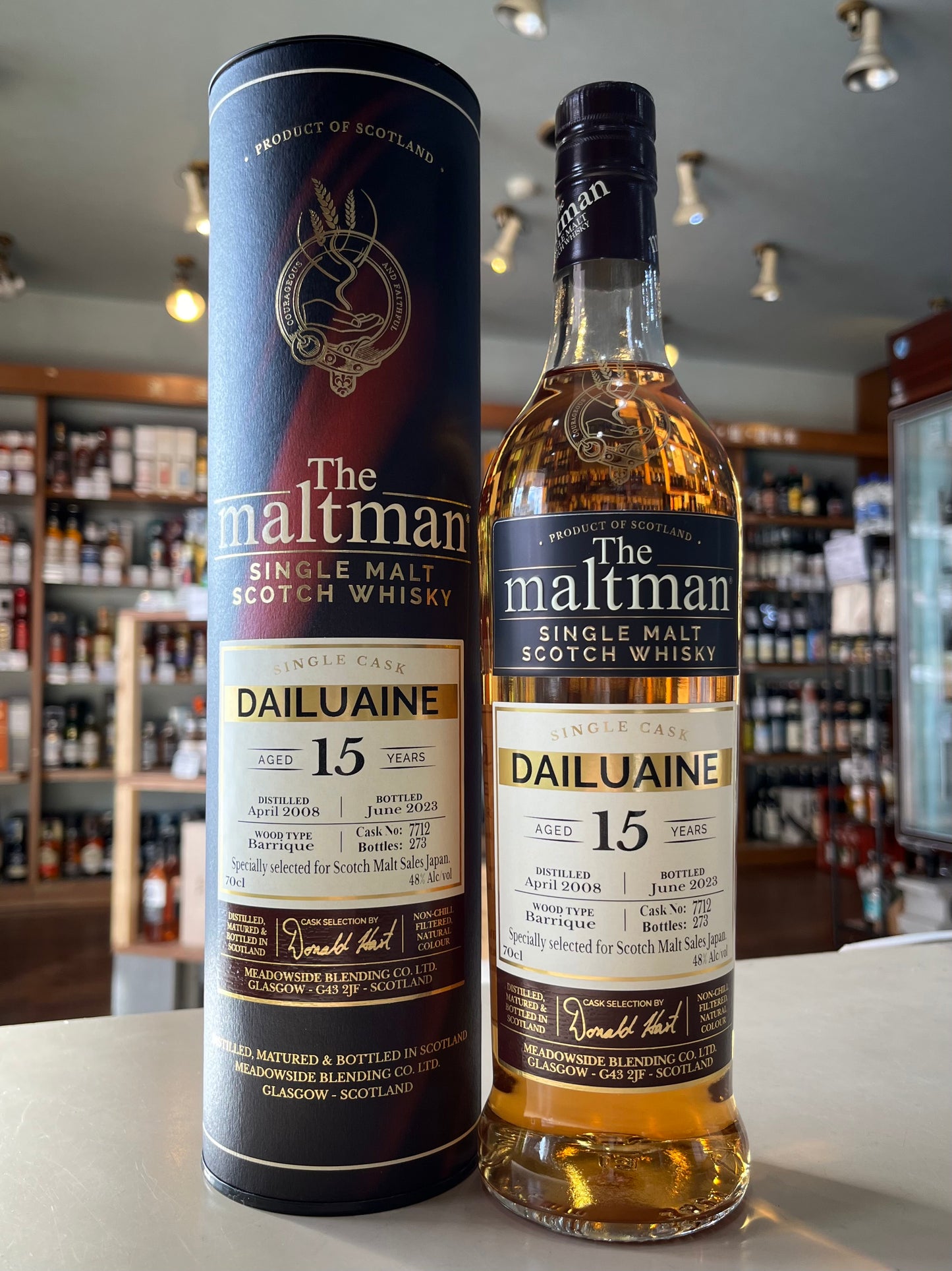 The Maltman DAILUAINE 2008 15YO Barrique 48% 700ml ザ・モルトマン ダルユーイン 2008 15年 バリック