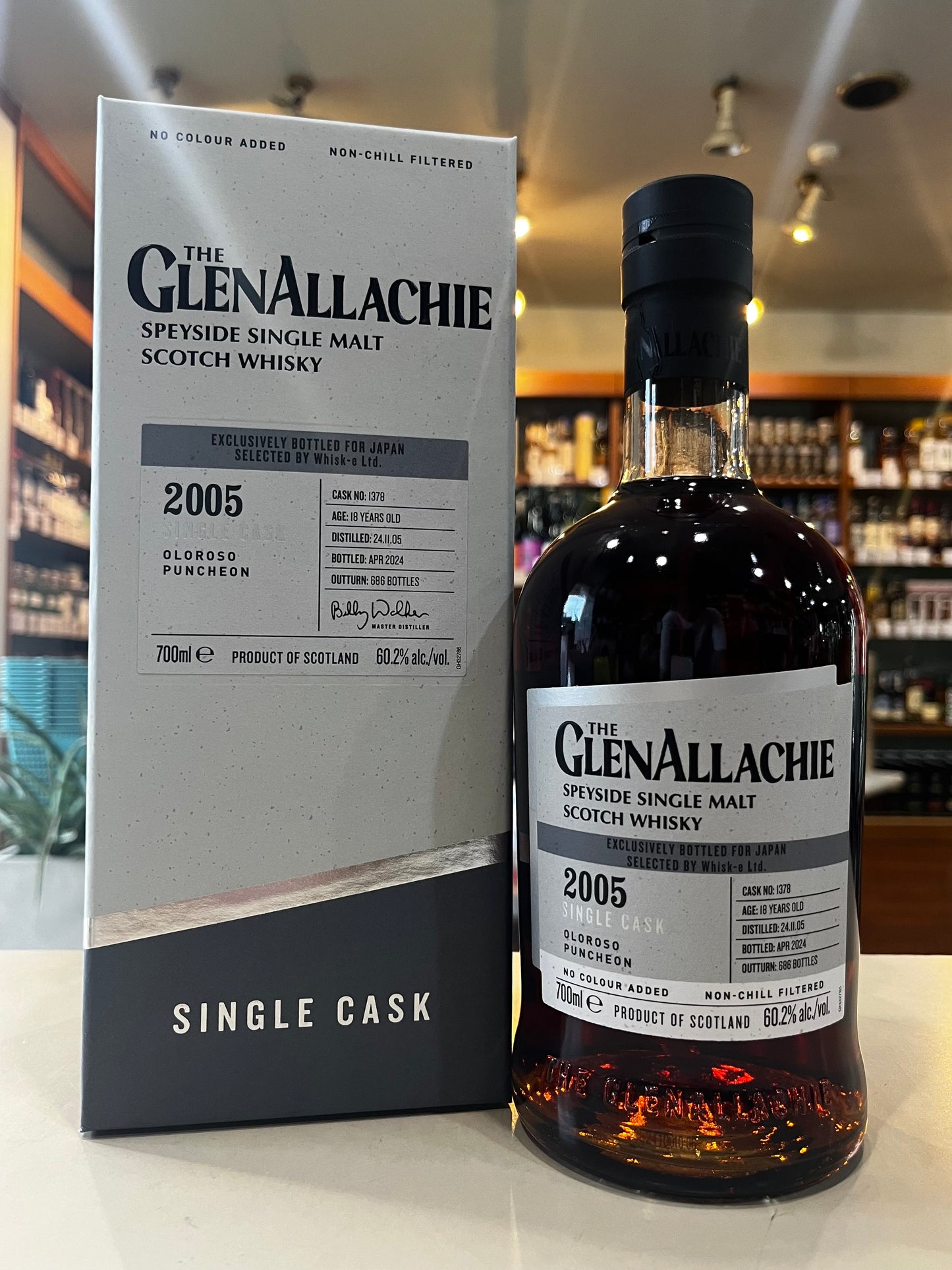 グレンアラヒー2005　オロロソシェリーパンチョン　GLENALLACHIE　2005 OLOROSO PUNCHEON