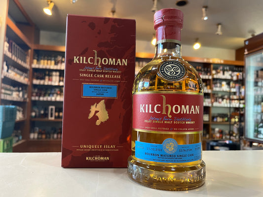 キルホーマン2011　バーボンバレル　53.2％　KILCHOMAN BOURBON MATURED SINGLE CASK