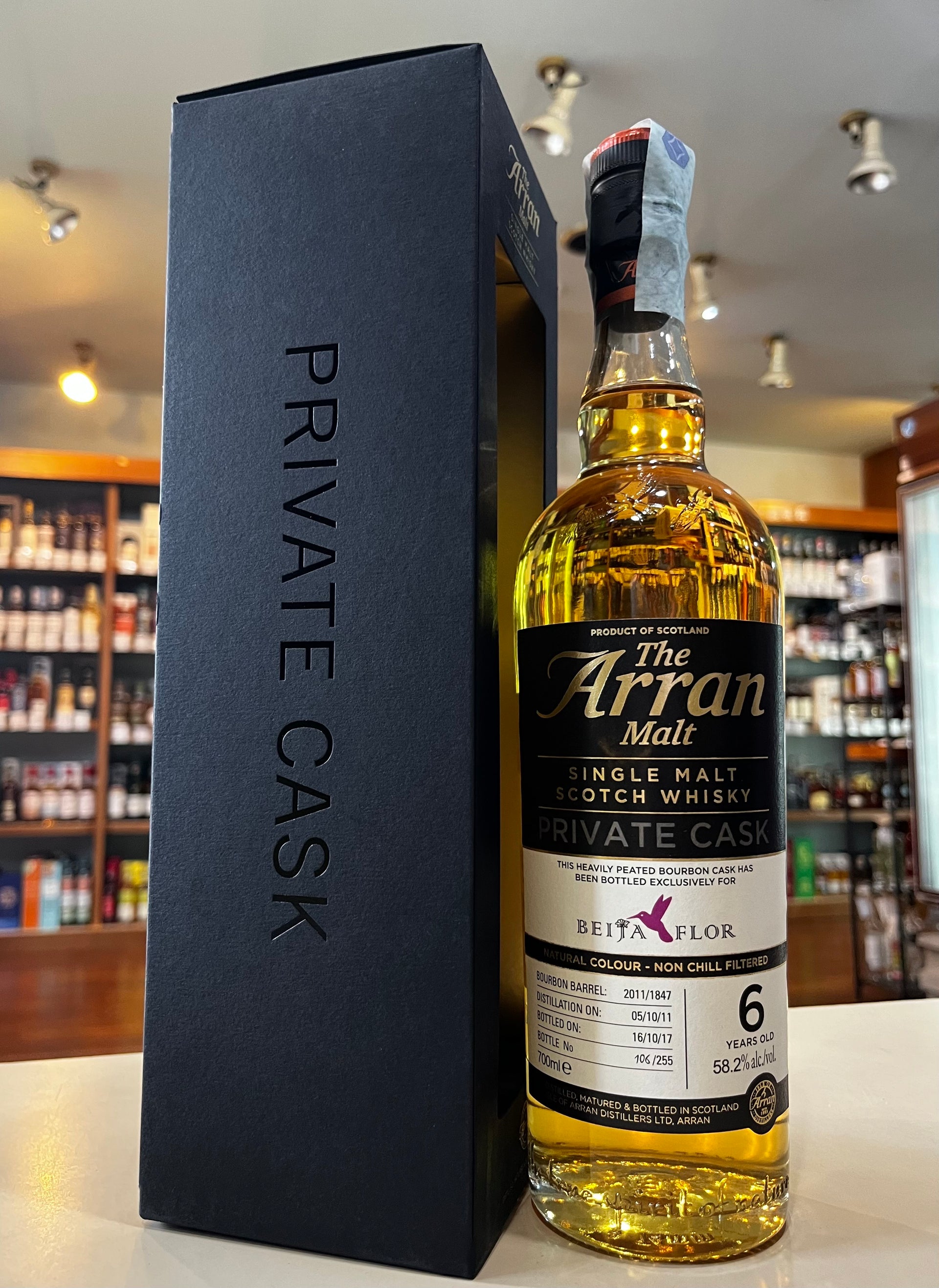アラン6年2011 プライベートカスク for BEAU FLOR Arran 6YEARS OLD 