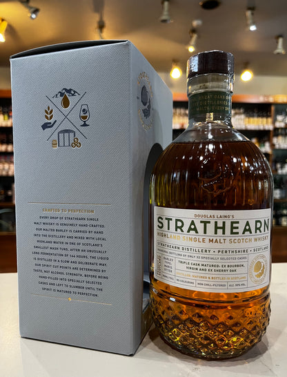 ストラスアーン ハイランドシングルモルト STRATHEARN SINGLE MALT SCOTCH WHISKY 100ml