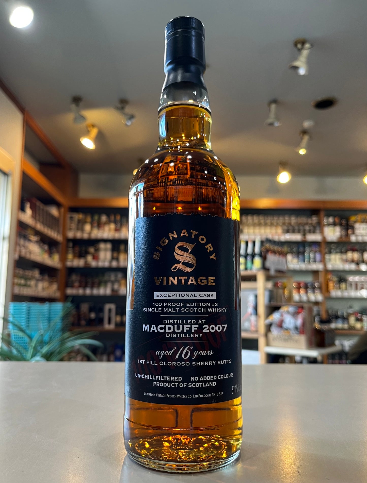 マクダフ　2007　16年　エクセプショナルカスク　100プルーフ　シグナトリーヴィンテージ　TULLIBARDINE 2015  aged 8  years EXCEPTIONAL CASK 100Proof SIGNATORY VINTAGE