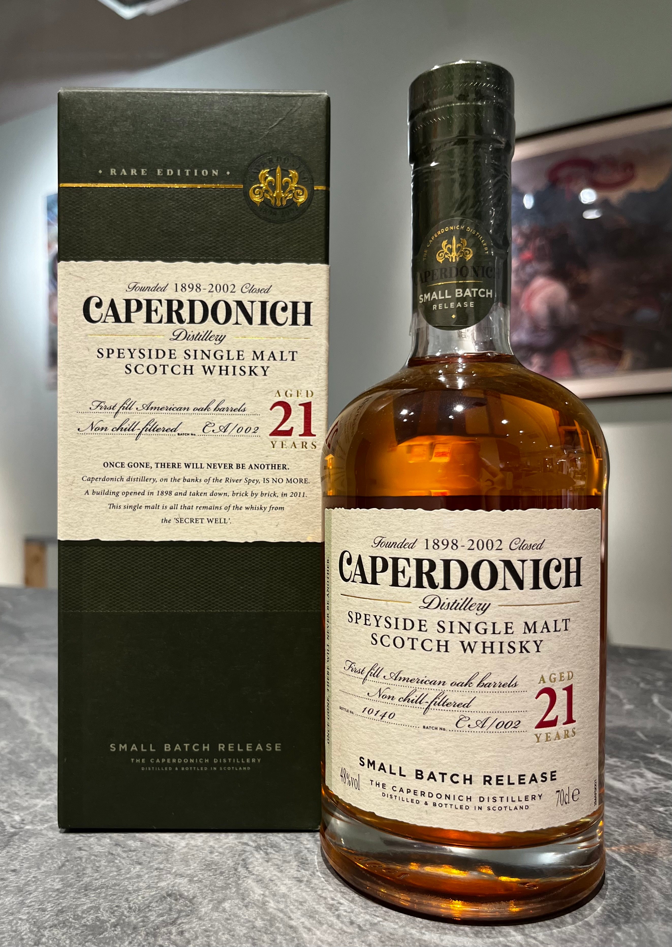 キャパドニック 21年 CAPERDONICH AGED 21 YEARS – 北海道根本商店