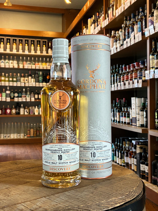 ブナハーブン スモーキーヘビリーピーテッド　10年 ゴードンアンドマクファイル Bunnahabhain Heavily Peated 10yo GORDON & MACPHAIL