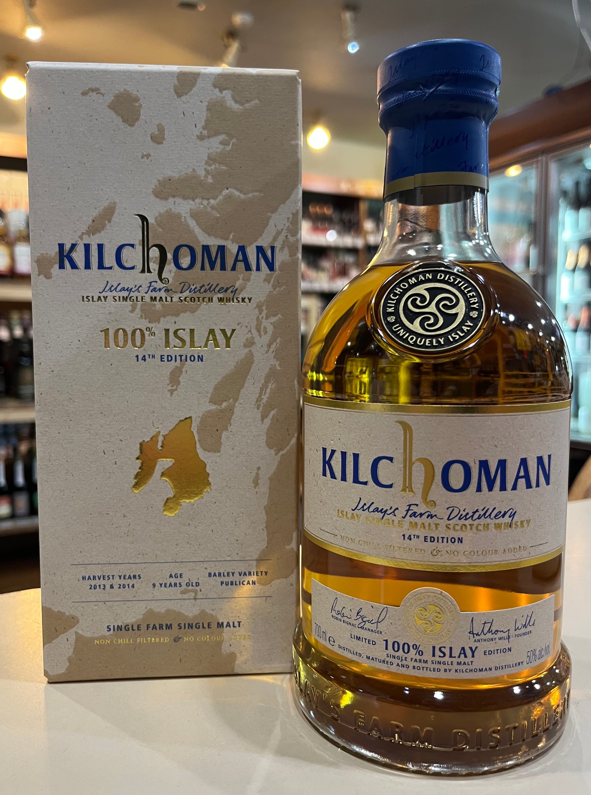 キルホーマン 100%アイラ 14THリリース KILCHOMAN 100% ISLAY 14TH 