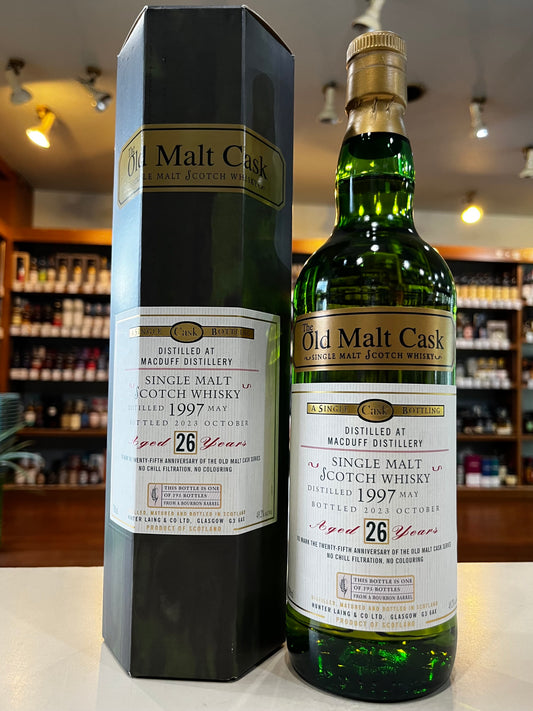 マクダフ 1997 26年  / ハンターレイン オールド・モルト・カスク 25周年記念　MACDUFF 1997 Aged 26 Years The Old Malt Cask 25 Anniversary