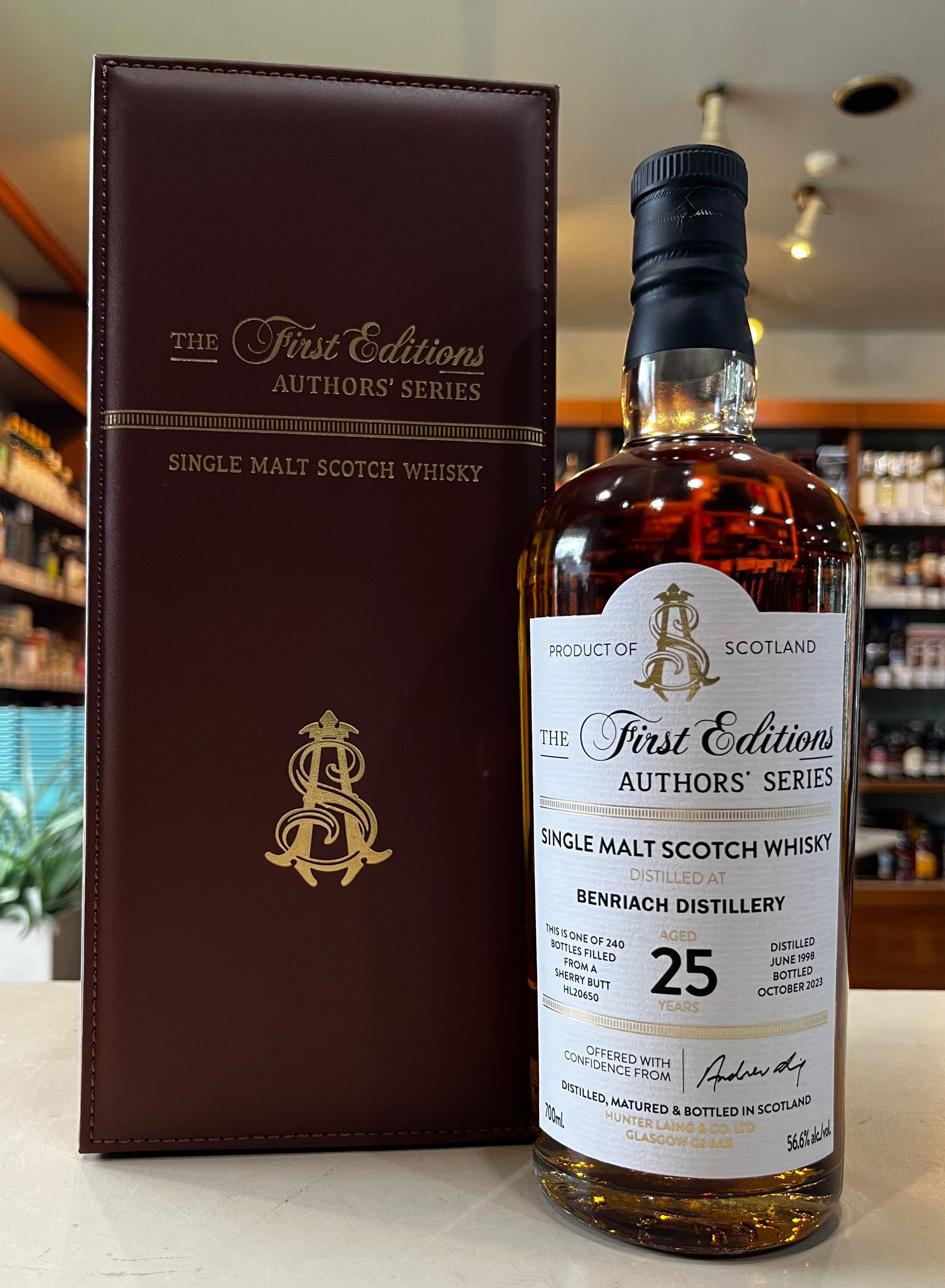 ベンリアック 1998 25年 シェリー / エディション スピリッツ オー  