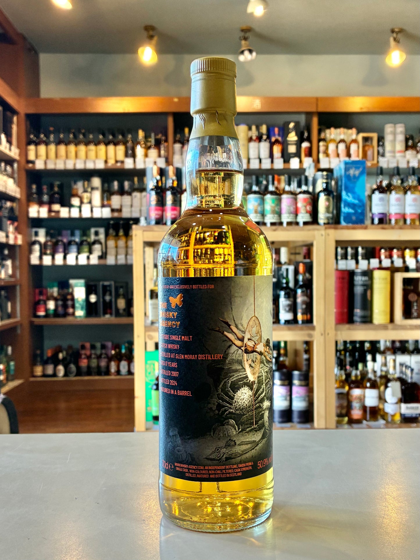 ウイスキーエージェンシー グレンマレイ　2007　17年　THE WHISKY AGENCY GLEN MORAY 2007 17yo