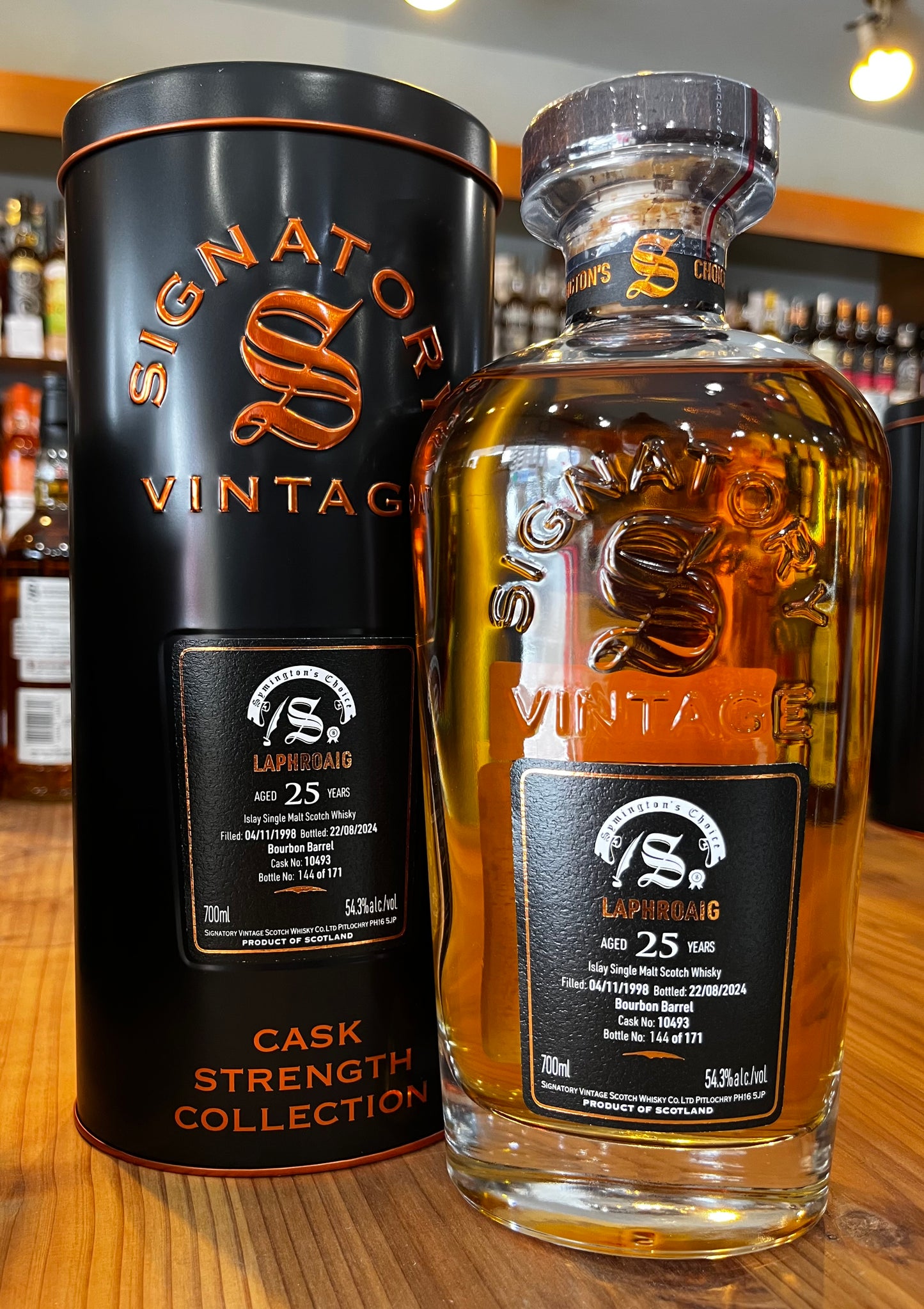 シグナトリー・ヴィンテージ サイミントンズ・チョイス ラフロイグ 1998 25年 #10493  54.3%　SIGNATORY VINTAGE Syminton`s Choice LAPHROAIG 1998 AGED 25 YEARS