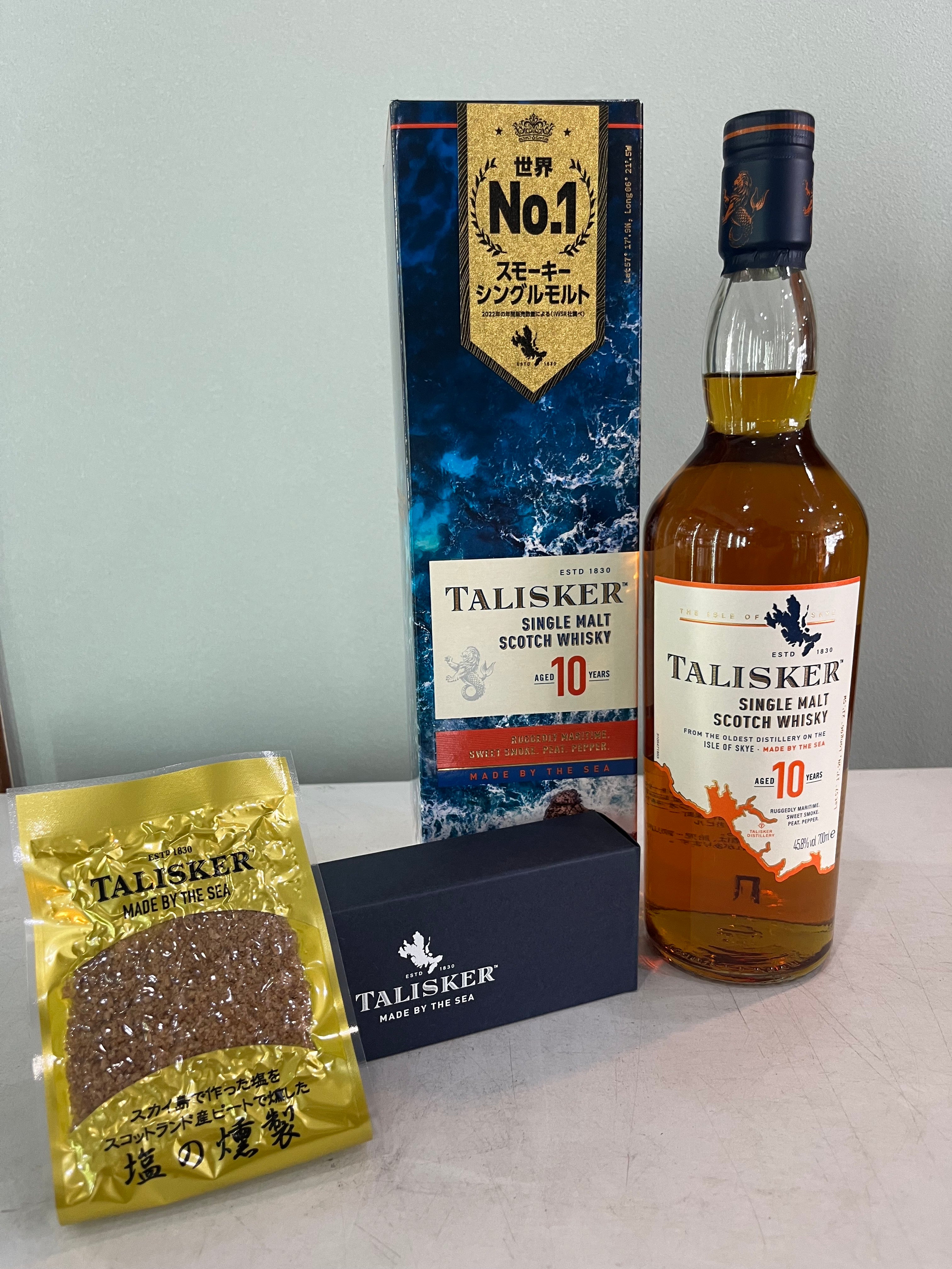 数量限定】※塩セット タリスカー 10年 TALISKER AGED 10YEARS ペッパーミル・塩の燻製のセット – 北海道根本商店