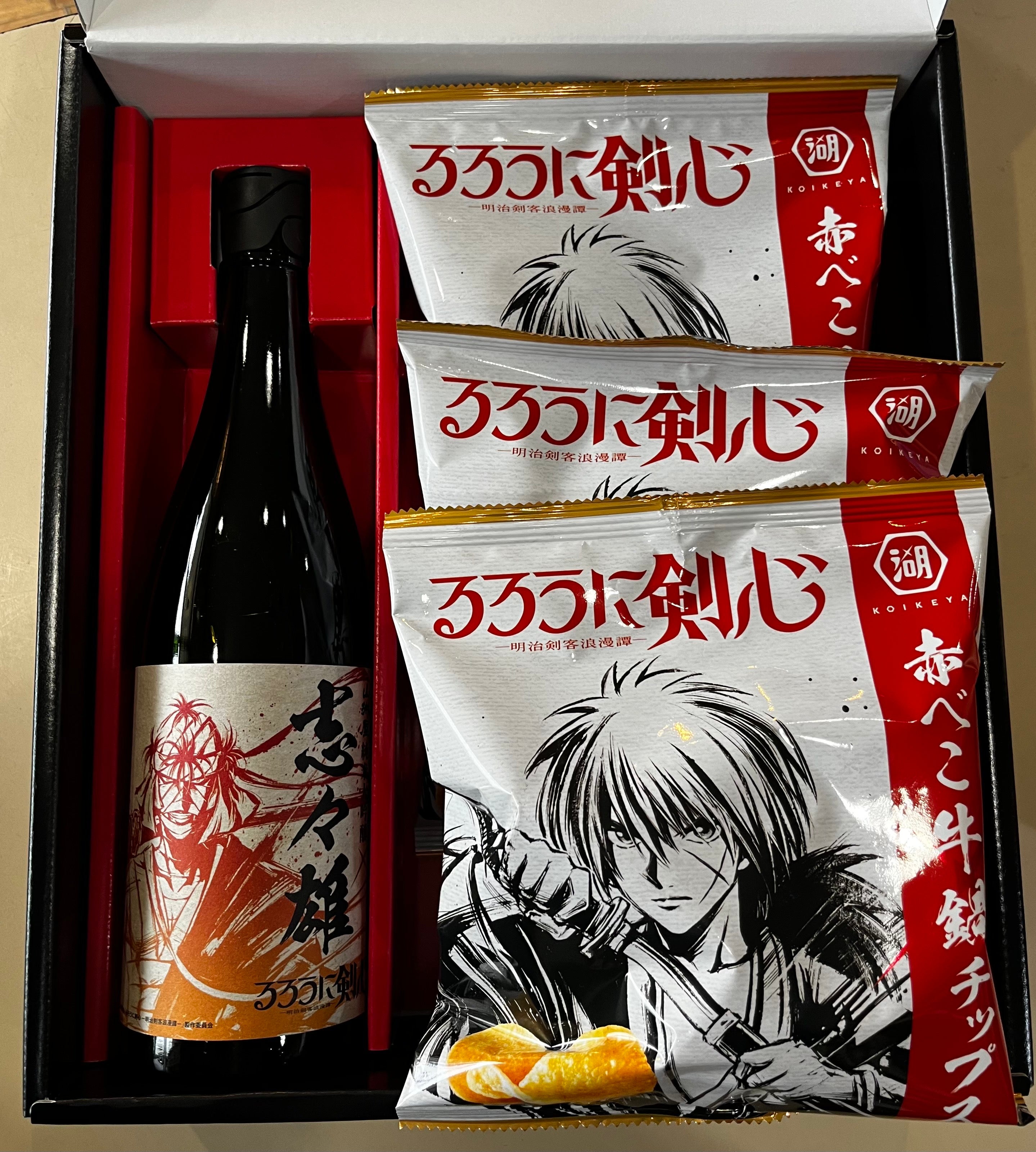 湖池屋×越銘醸 「るろうに剣心「宴の刻セット」 – 北海道根本商店