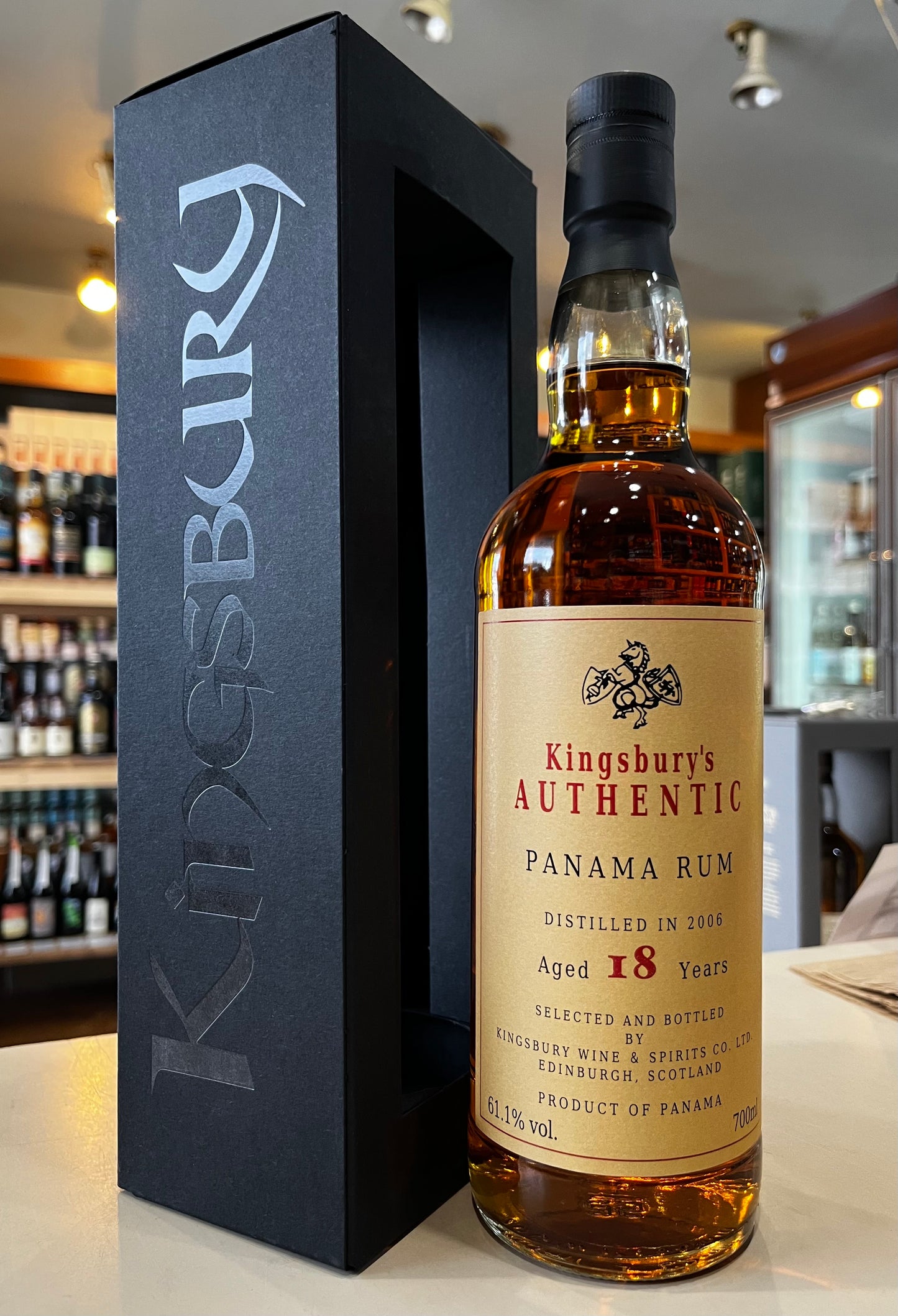 キングスバリー　オーセンティックラム　パナマ2006　18年　Kingsbury`s AUTHENTIC PANAMA RUM Aged 18 Years