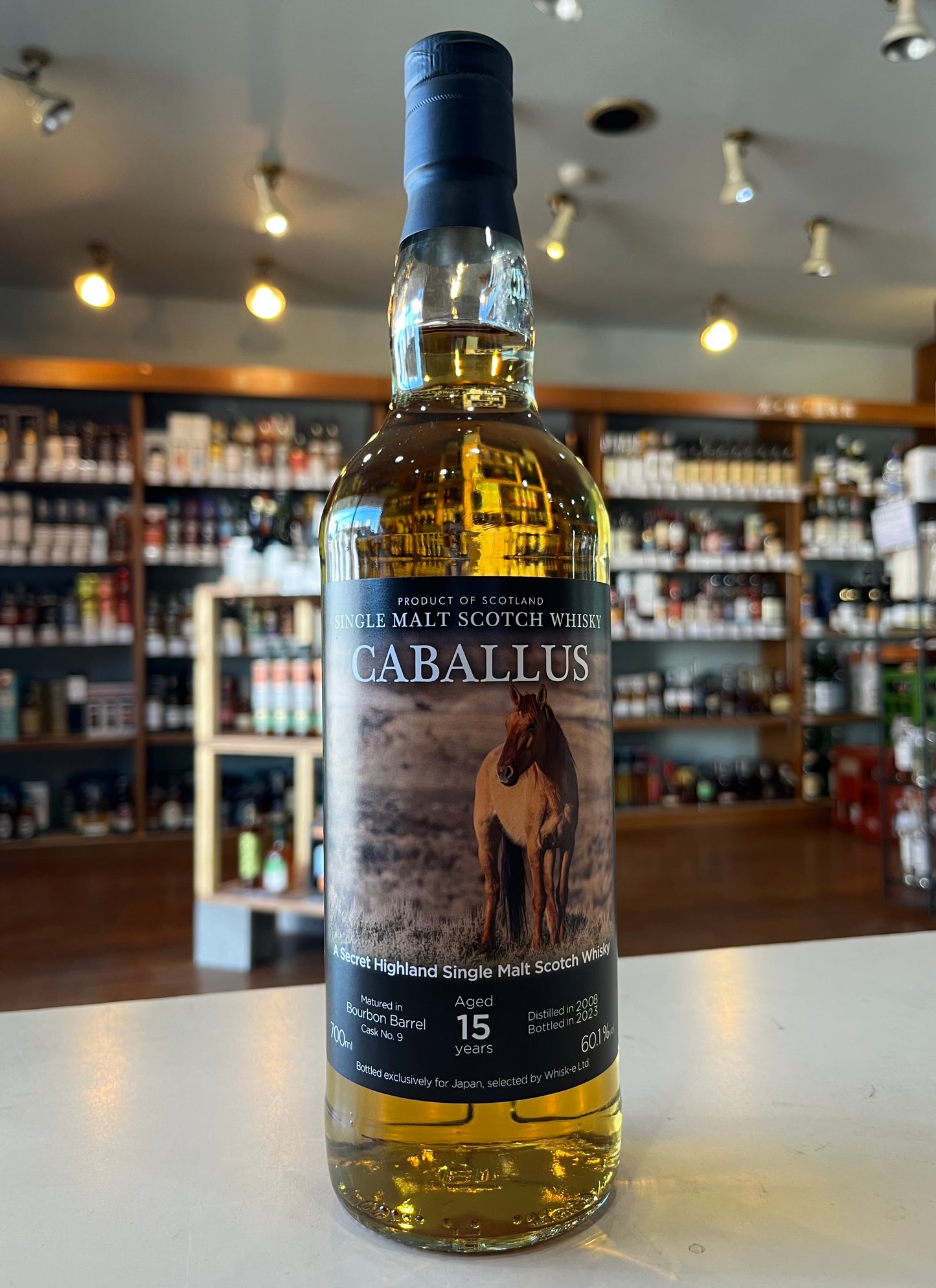 カバリュス　シークレットハイランドモルト2008　バーボンバレル　CABALLUS A Secret Highland Single Malt2008 Aged 15 years Bourbon Barrel