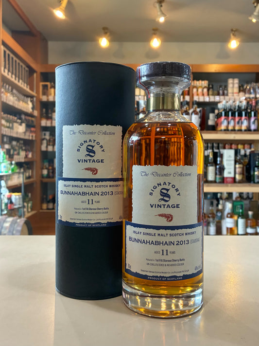 シグナトリー・ヴィンテージ イビスコデキャンタコレクション ブナハーブン 2013 11年 46%　SIGNATORY VINTAGE THE DECANTER COLLECTION BUNNAHABHAIN AGED 11 YEARS