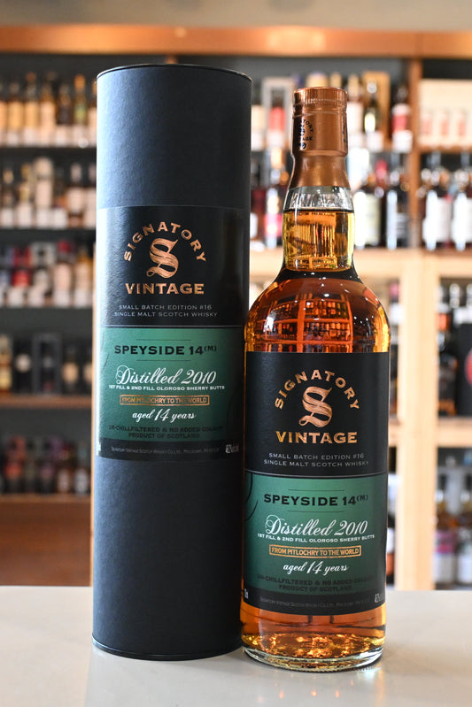 シグナトリー・ヴィンテージ シークレット スペイサイド14(M) 14年 2010  スモールバッチ　48.2% 　SIGNATORY VINTAGE SPEYSIDE14(M] AGED 14 YEARS Small Batch