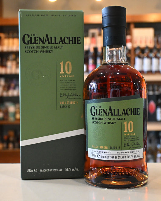 グレンアラヒー10年 カスクストレングス　バッチ12　GLENALLACHIE　10 years old CASK STRENGTH BATCH 12