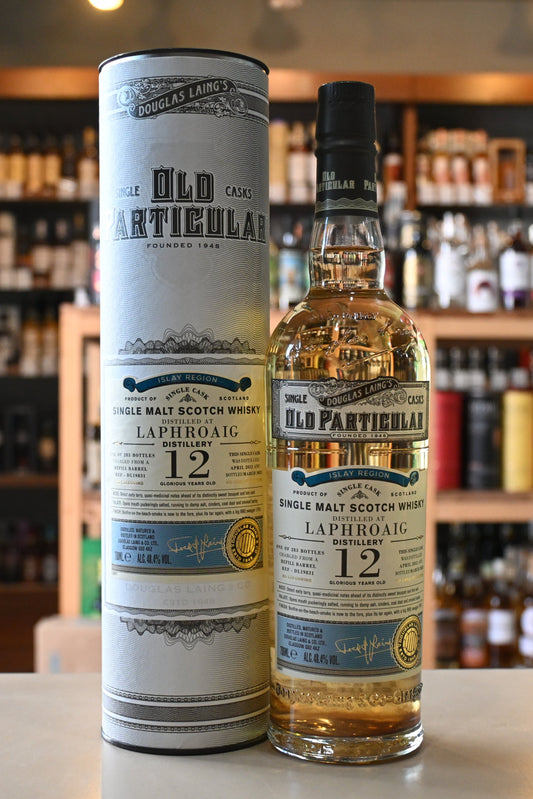 ラフロイグ12年　アイラシングルモルトスコッチウイスキー  ダグラスレイン オールド パティキュラーLAPHROAIG 2012 12 YEARS OLD DOUGLAS LAING`S OLD PARTICULAR