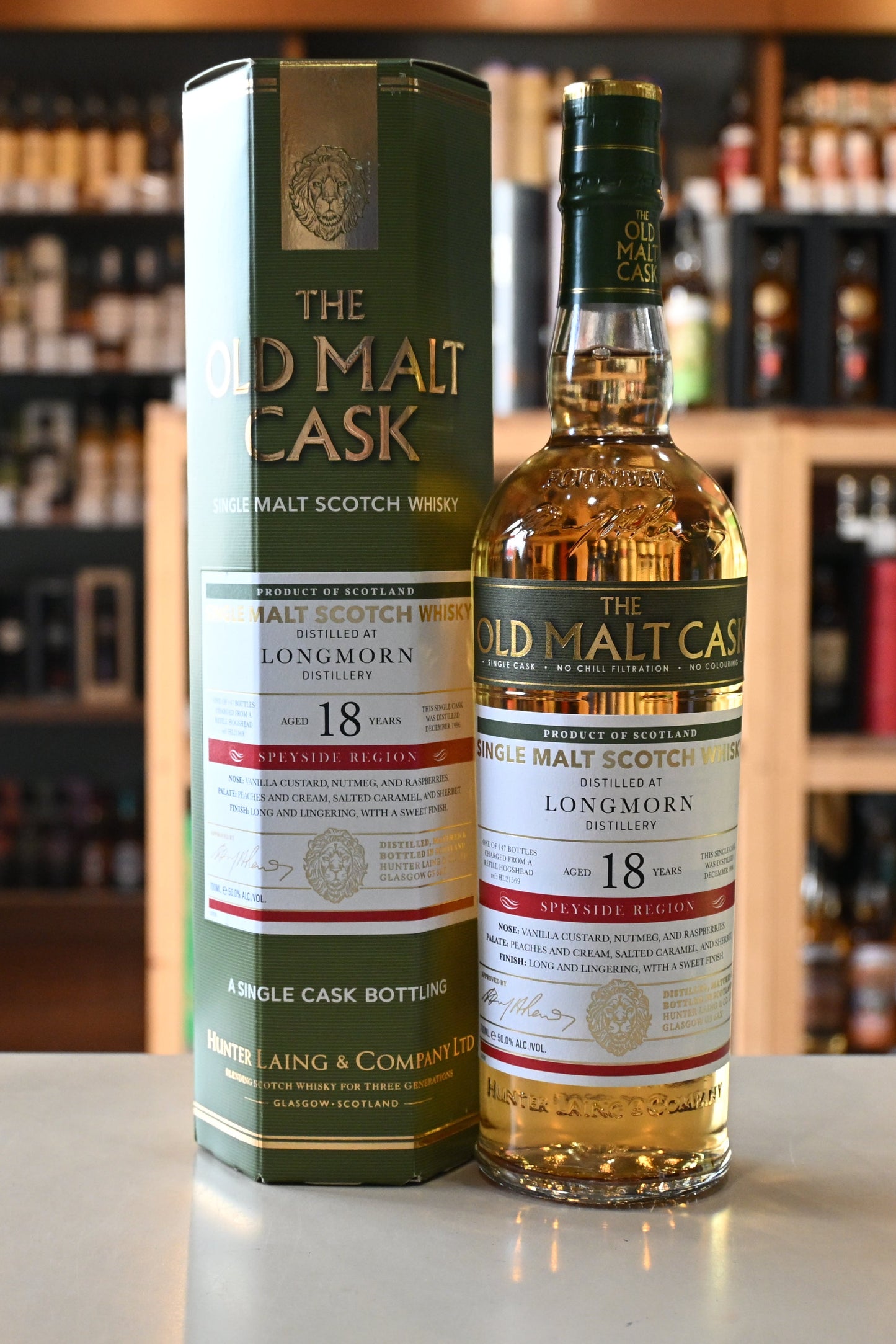 ロングモーン 1996 18年 / ハンターレイン オールド・モルト・カスク LONGMORN 1996 AGED 18 YEARS THE OLD MALT CASK