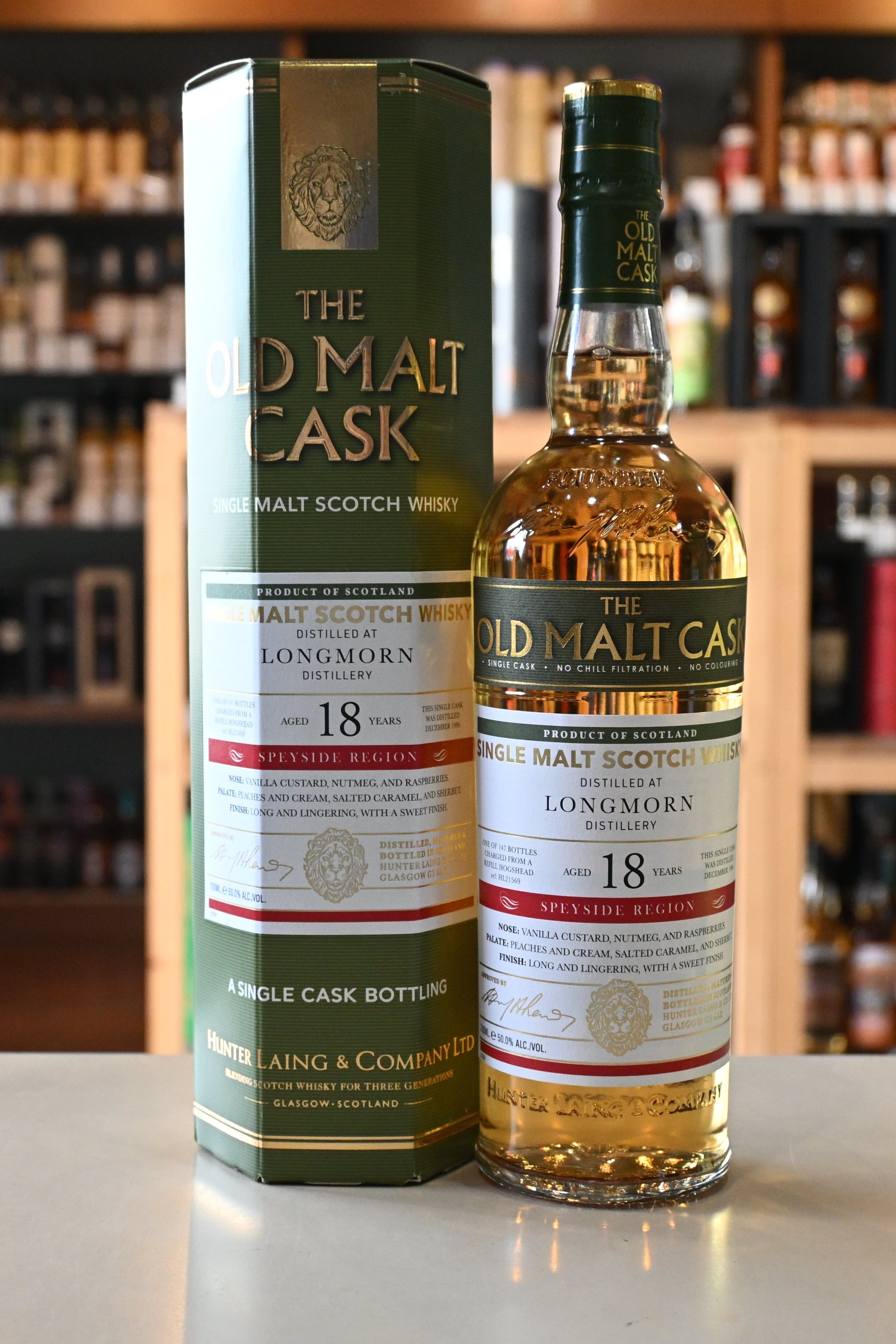 ロングモーン 1996 18年 / ハンターレイン オールド・モルト・カスク LONGMORN 1996 AGED 18 YEARS THE OLD MALT CASK