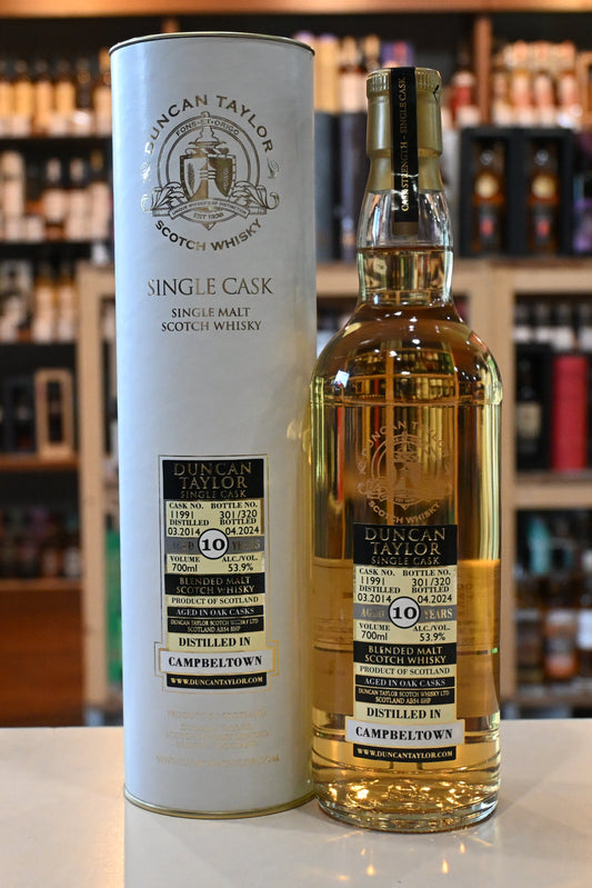 ダンカンテイラー　キャンベルタウンブレンデッドモルト2014　10年700ml Duncan Taylor Single Cask Campbeltown Blended Malt 2014