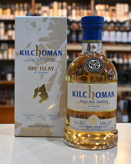 キルホーマン100％アイラ 15thリリース　KILCHOMAN 100% ISLAY 15TH EDITION