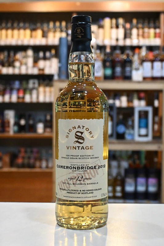 シグナトリー・ヴィンテージ 100プルーフ キャメロンブリッジ 12年 2012 Signatory Vintage 100 Proof CAMERONBRIDGE 2012 aged 12 years