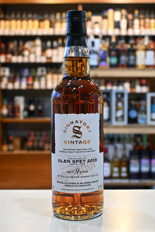シグナトリー・ヴィンテージ 100プルーフ グレンスペイ 9年 2015  Signatory Vintage 100 Proof GLEN SPEY2015 9yo