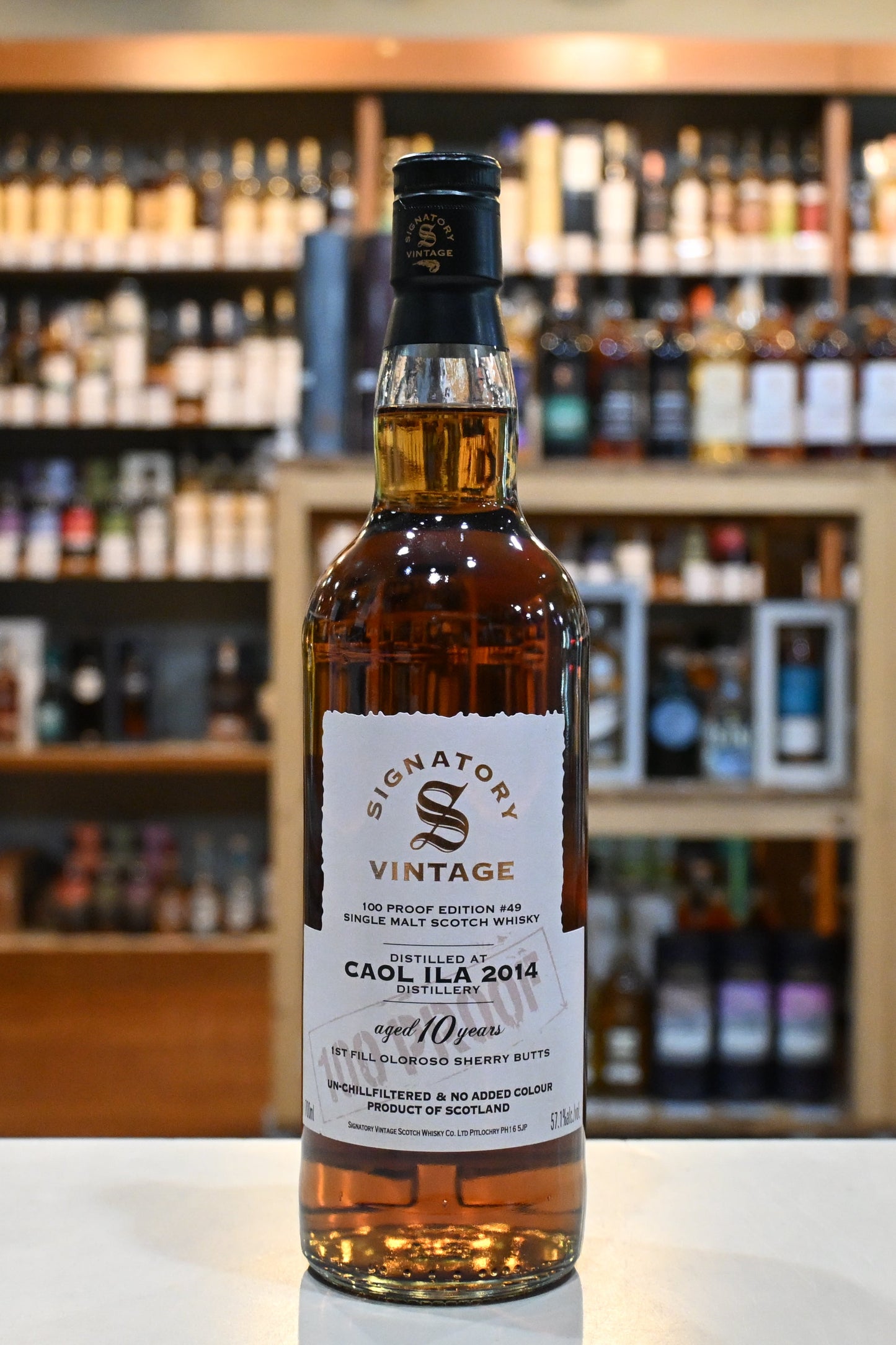 シグナトリー・ヴィンテージ 100プルーフ カリラ 2014　10年  Signatory Vintage 100 Proof CAOL ILA 2014 10yo