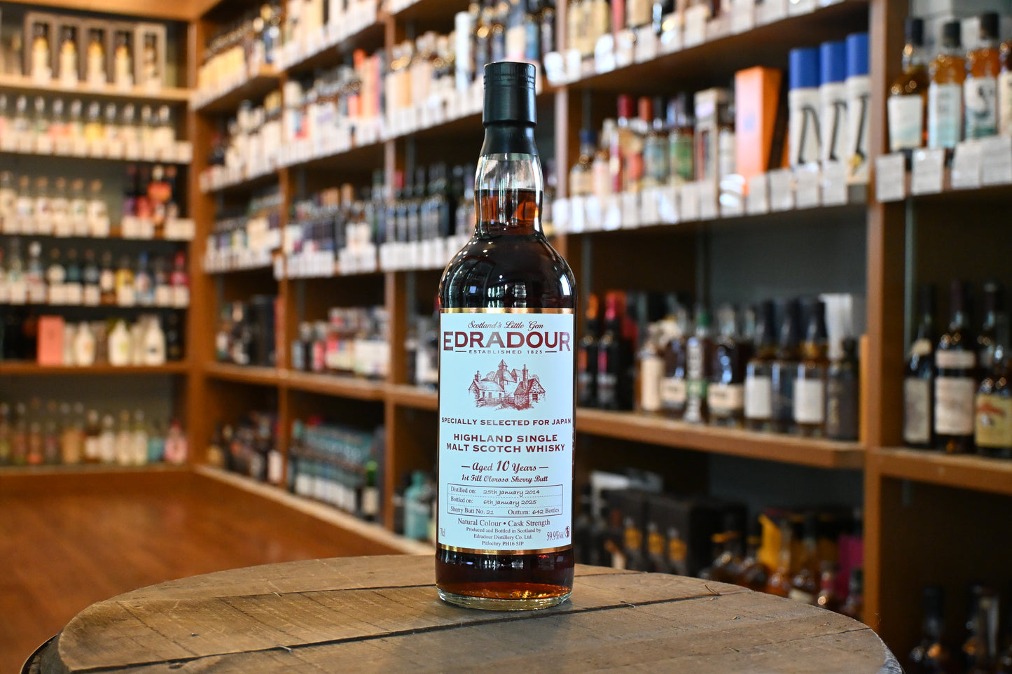 エドラダワー2014 10年 1st フィルオロロソシェリーバット EDORADOUR 2014 AGED 10 YEARS 1st Fill Oloroso Sherry Butt SPECIALLY SELECTED FOR JAPAN