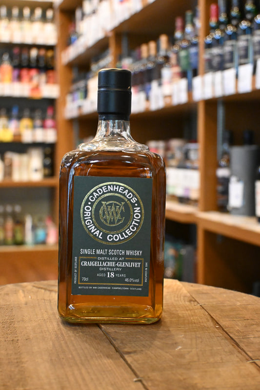 ケイデンヘッド オリジナルコレクション  クライゲラヒ 18年　CADENHEAD’S ORIGINAL COLLECTION CRAIGELLACHIE 18yo