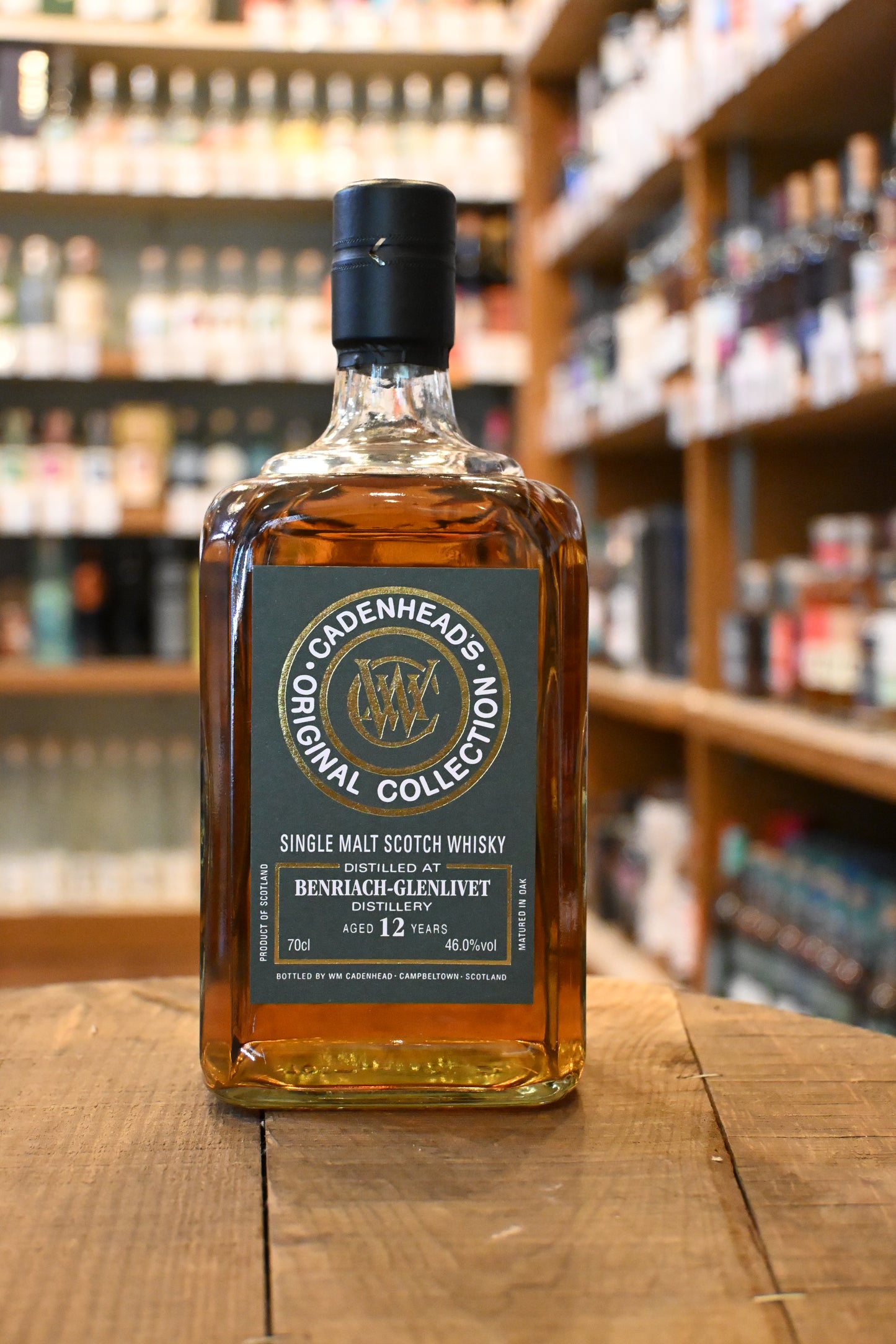 ケイデンヘッド オリジナルコレクション  ベンリアック 12年　CADENHEAD’S ORIGINAL COLLECTION BENRIACH 12yo