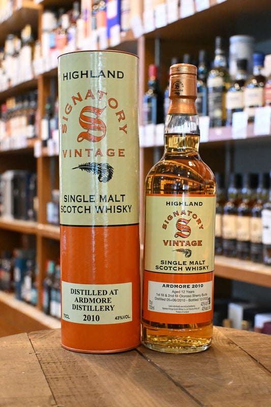 アードモア 2010 12年 シグナトリーヴィンテージ　ARDMORE 2010 AGED 12 YEARS  SIGNATORY VINTAGE