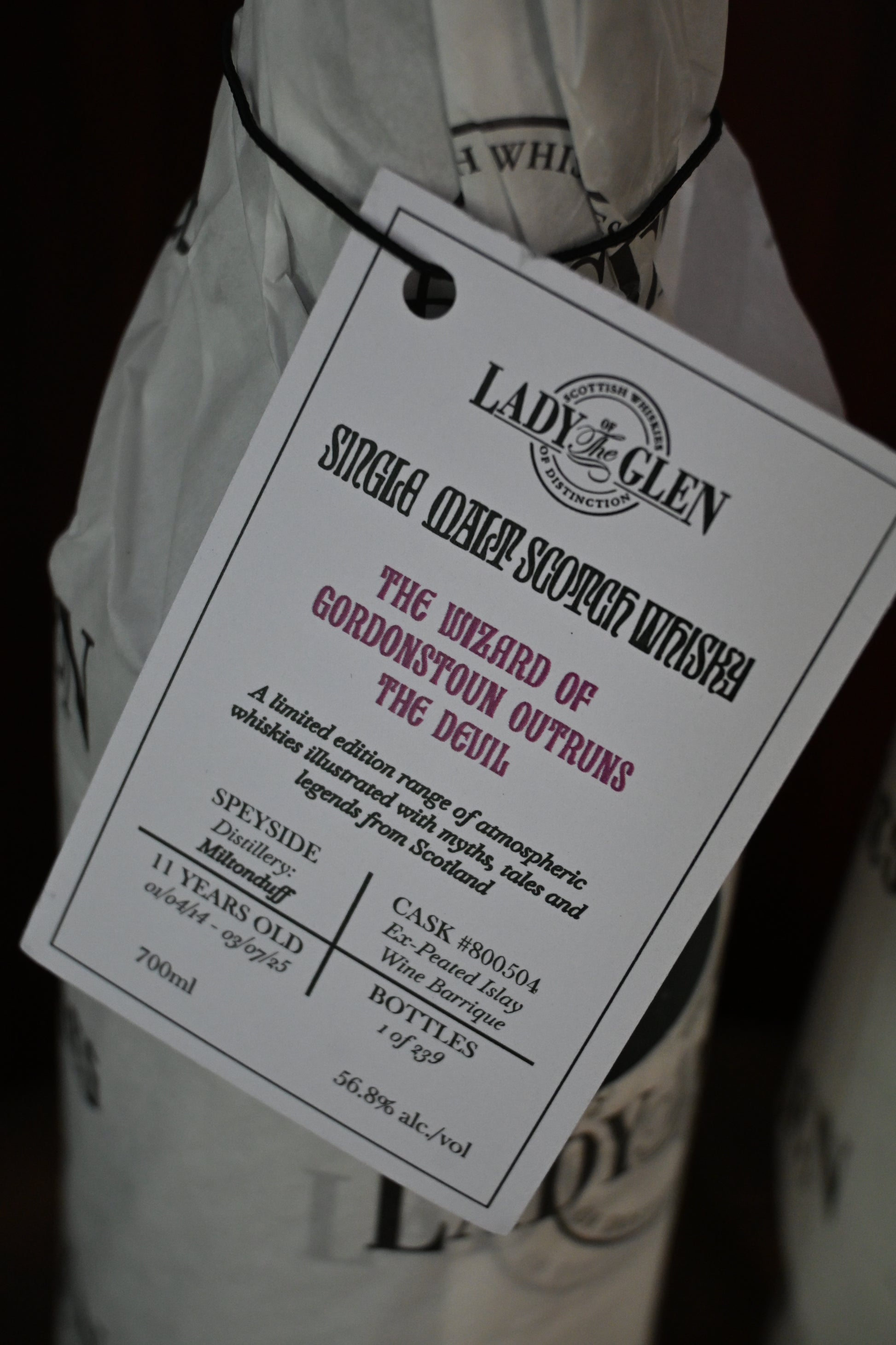 レディー オブ ザ グレン ミルトンダフ 2014  11年　Lady Of The Glen MILTONDUFF 2014 AGED 11 YEARS - 北海道根本商店