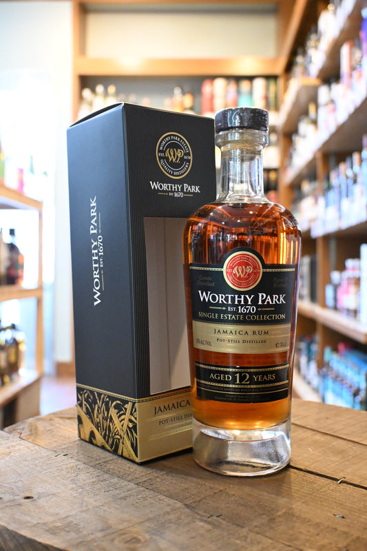 ワーシーパーク シングルエステートコレクション 12年 ジャマイカンラム　WORTHY PARK SINGLE ESTATE COLLECTION AGED 12YEARS  JAMAICAN RUM