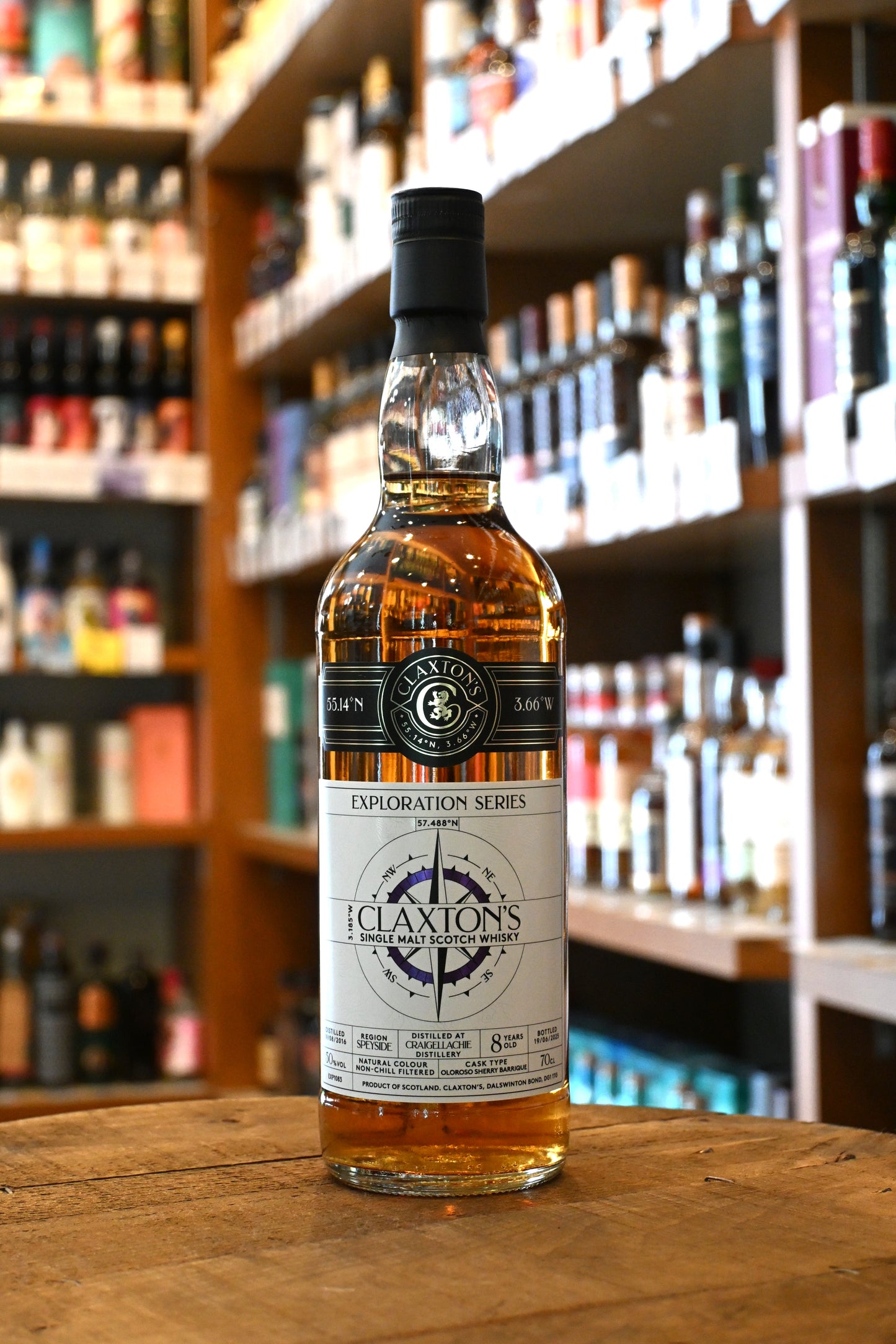 クライゲラキ 8年 2016 クラクストンズ エクスプロレーション　CRAIGELLACHIE Aged 8 Years 2016 Claxton's Exploration