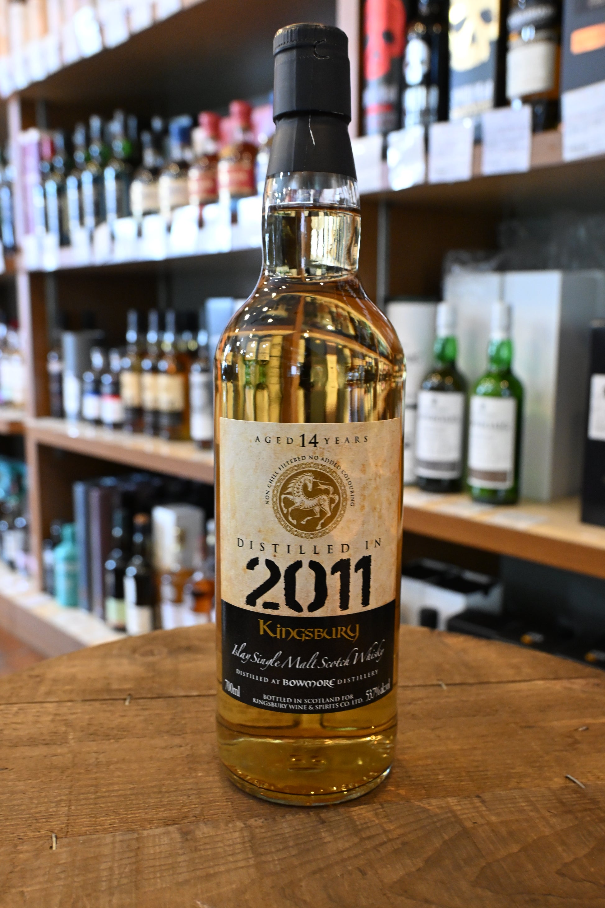 キングスバリー ゴールド カスクストレングス ボウモア 14年　2011　KINGSBURY Cask Strength BOWMORE 14years 2011 - 北海道根本商店