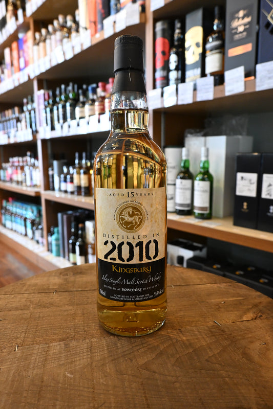 キングスバリー ゴールド カスクストレングス ボウモア 15年 2010 KINGSBURY Cask Strength BOWMORE 15years 2010 - 北海道根本商店