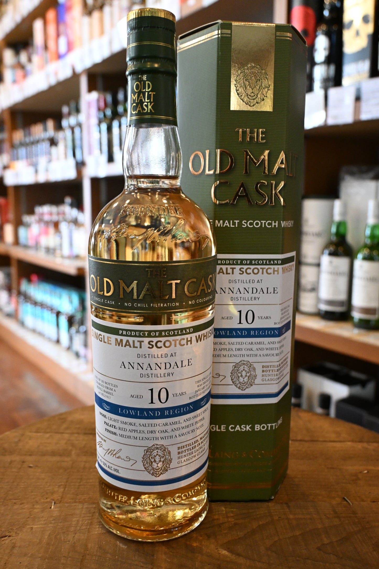 ハンターレイン オールド・モルト・カスク アナンデール ピーテッド 2015 10年　Hunter Laing Old Malt Cask ANNANDALE  Peated 2015 10yo - 北海道根本商店