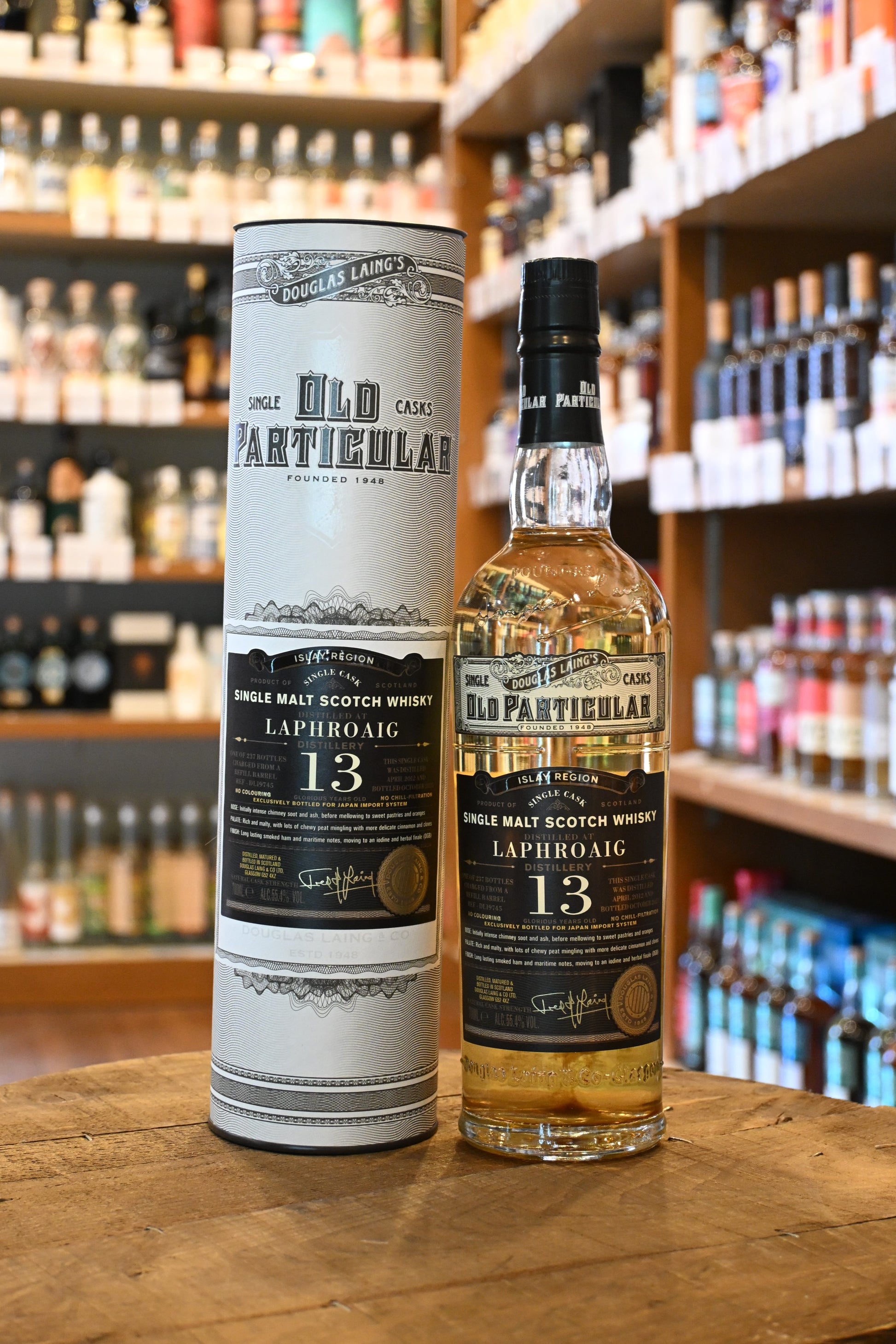 ラフロイグ 13年 2012 for JIS オールドパティキュラー　LAPHROAIG AGED 13 YEARS 2012 for JIS OLD PARTICULAR - 北海道根本商店