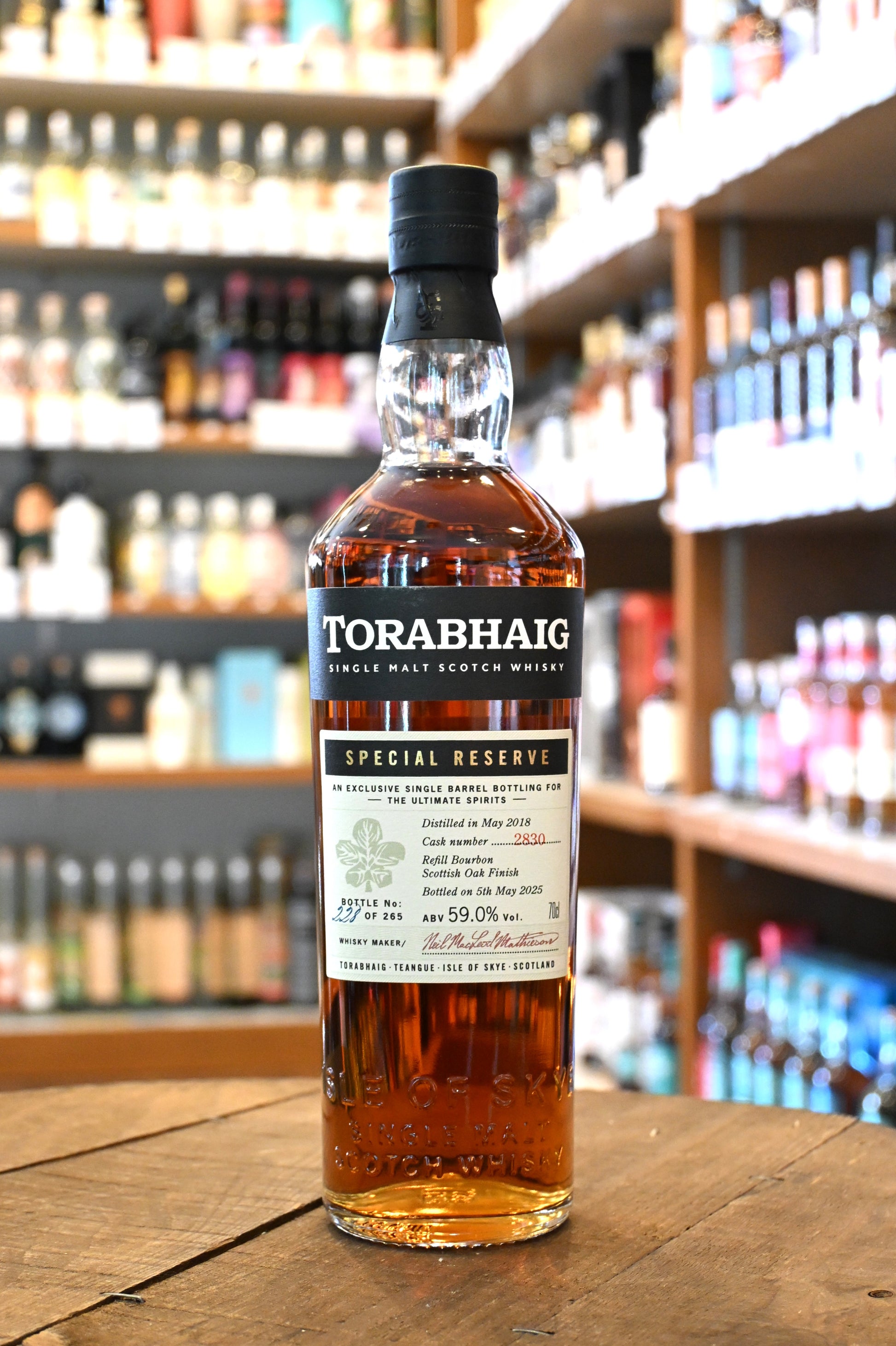 トルベイグ 2018 6年 スコティッシュオークカスク for THE ULTIMATE SPIRITS　TORABHAIG 2018 AGED 6 YEARS SCOTTISH OAK CASK for THE ULTIMATE SPRITS - 北海道根本商店