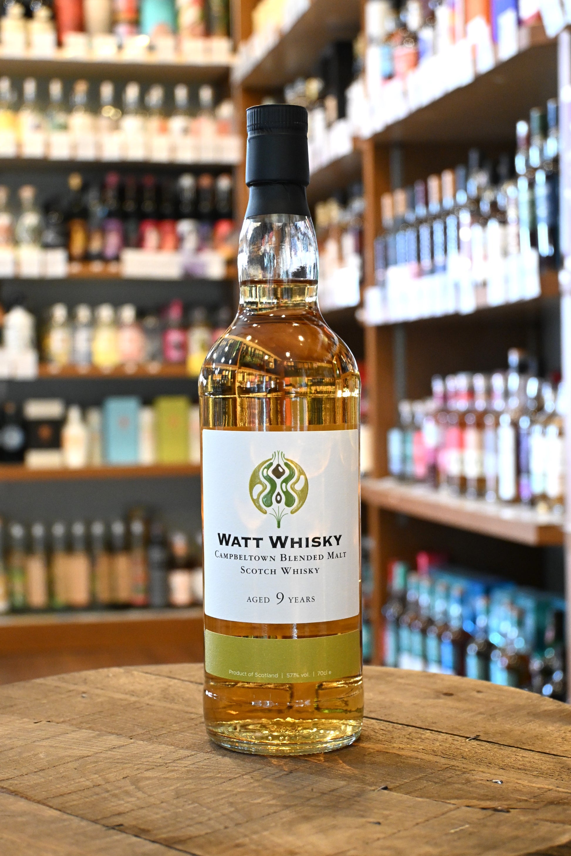 ワットウイスキー キャンベルタウン ブレンデッドモルト 9年 　WATT WHISKY CAMPBELLTOWN BLENDED MALT AGED 9 YEARS - 北海道根本商店