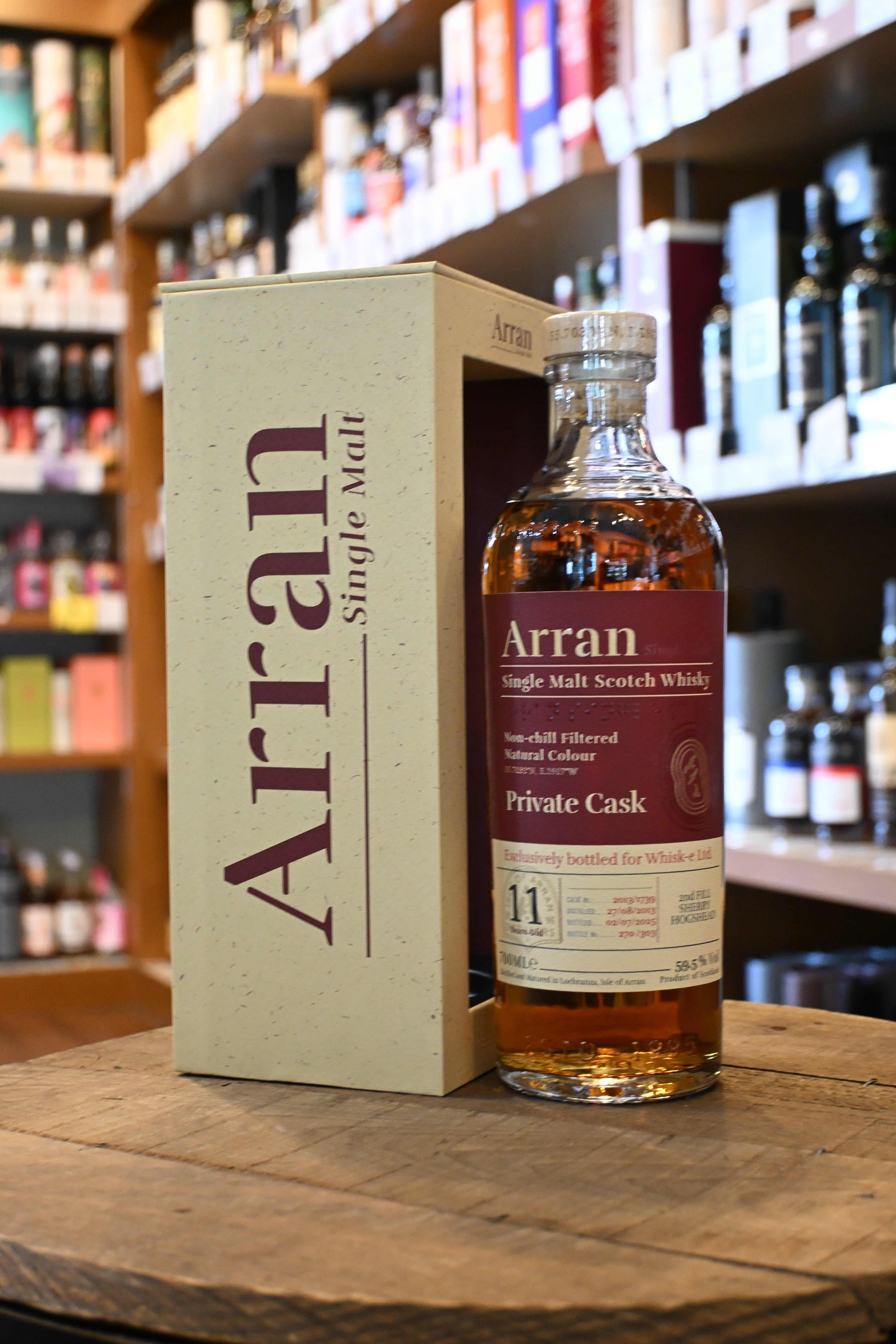 アラン プライベートカスク 2013 11年 シェリーホグスヘッド ARRAN