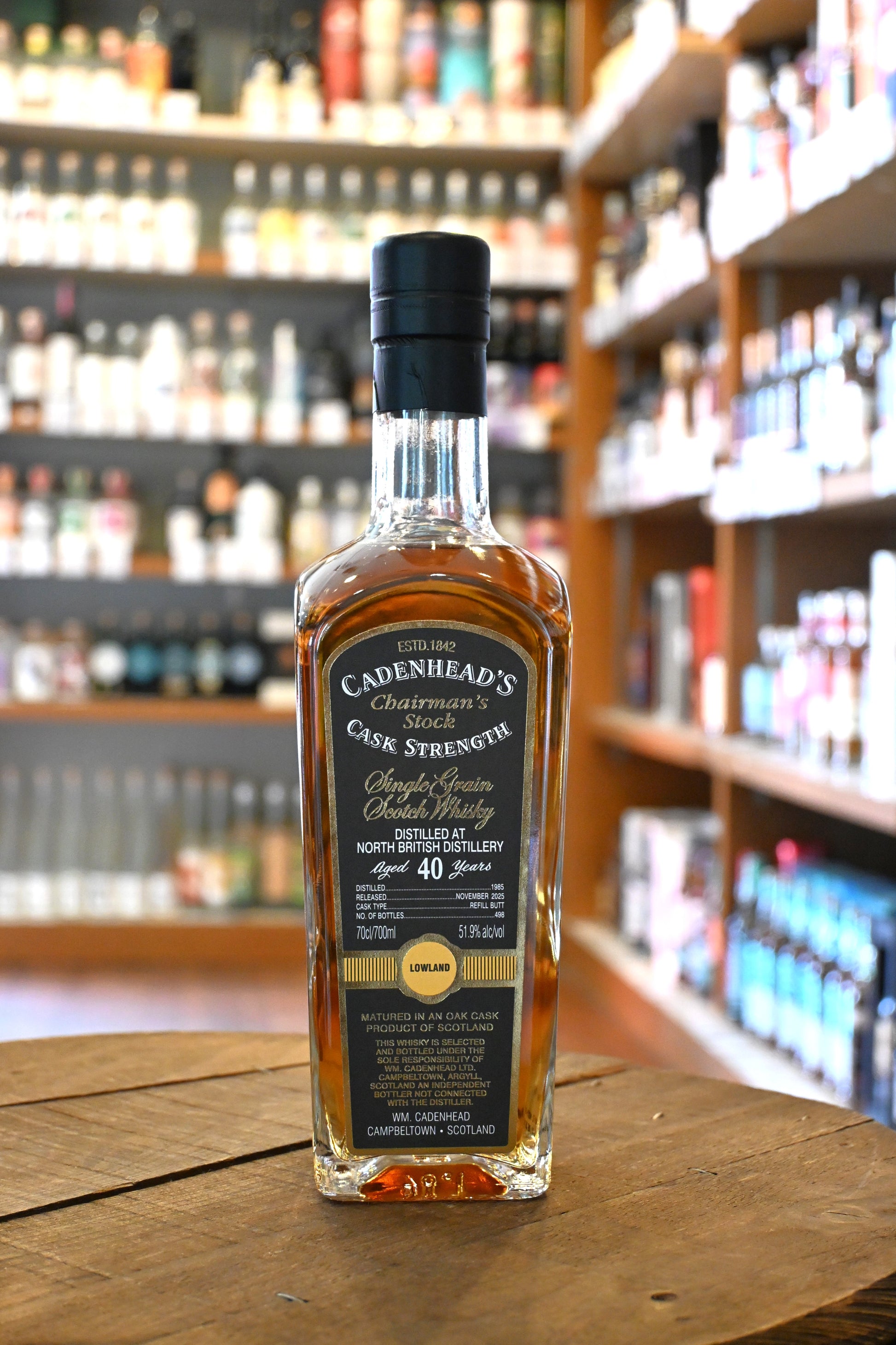 ケイデンヘッド チェアマンズストック ノースブリティッシュ 1985年　Cadenhead Chairman’s Stock North British 1985 - 北海道根本商店