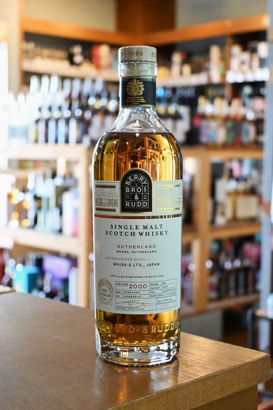 ベリーブラザーズ＆ラッド シングルカスク for JAPAN サザーランド2000 クオーターカスク　BERRY BROS & RUDD SUTHERLAND 2000 SINGLE CASK FOR JAPAN QUARTER CASK