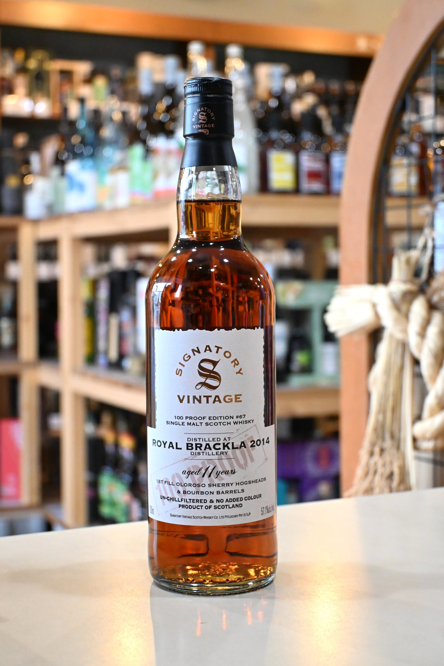 シグナトリーヴィンテージ ロイヤルブラックラ 2014 11年 100プルーフ　SIGNATORY VINTAGE ROYAL BRACLA  2014 AGED 11 YEARS 100PROOF