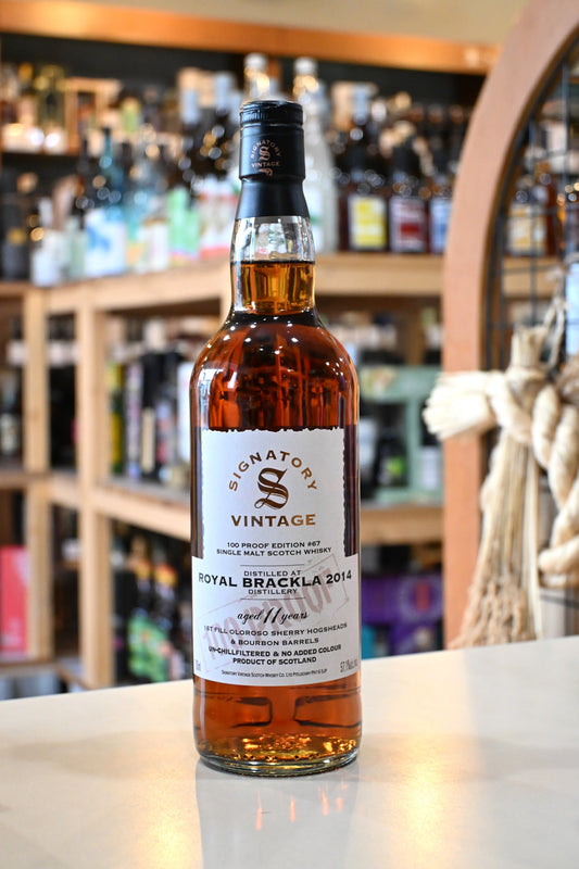 シグナトリーヴィンテージ ロイヤルブラックラ 2014 11年 100プルーフ　SIGNATORY VINTAGE ROYAL BRACLA  2014 AGED 11 YEARS 100PROOF